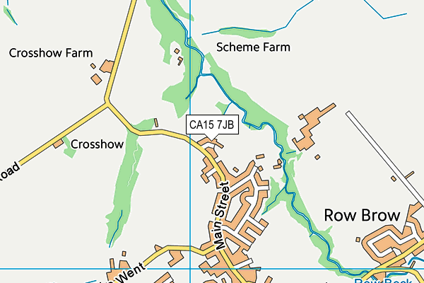 CA15 7JB map - OS VectorMap District (Ordnance Survey)