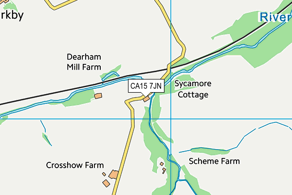 CA15 7JN map - OS VectorMap District (Ordnance Survey)