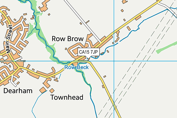 CA15 7JP map - OS VectorMap District (Ordnance Survey)