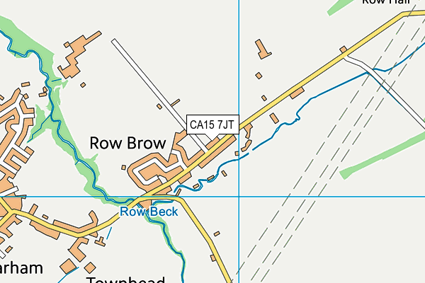 CA15 7JT map - OS VectorMap District (Ordnance Survey)