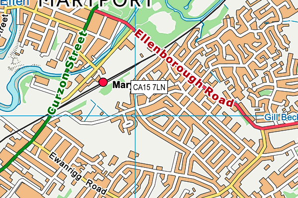 CA15 7LN map - OS VectorMap District (Ordnance Survey)