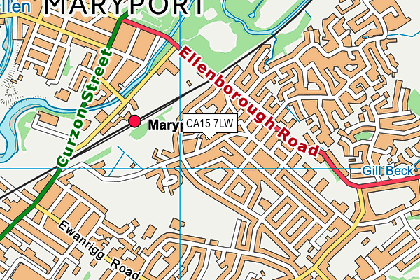 CA15 7LW map - OS VectorMap District (Ordnance Survey)