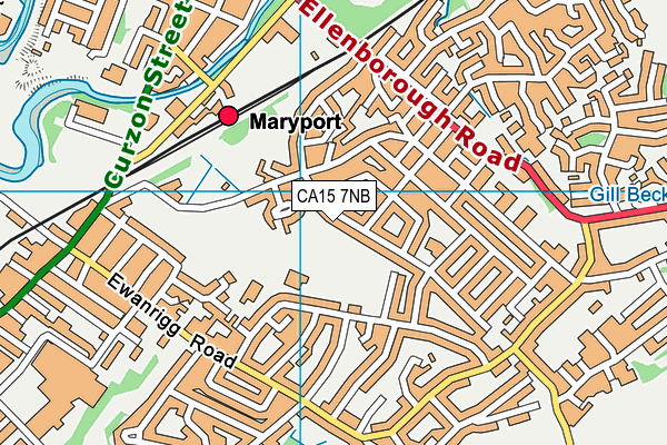 CA15 7NB map - OS VectorMap District (Ordnance Survey)