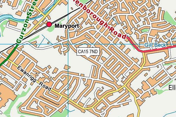 CA15 7ND map - OS VectorMap District (Ordnance Survey)