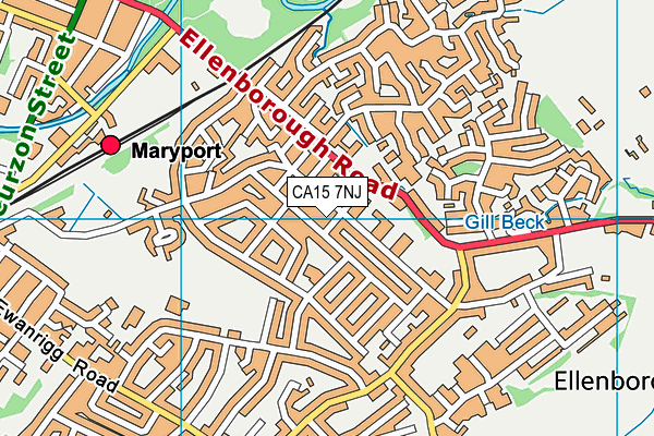 CA15 7NJ map - OS VectorMap District (Ordnance Survey)