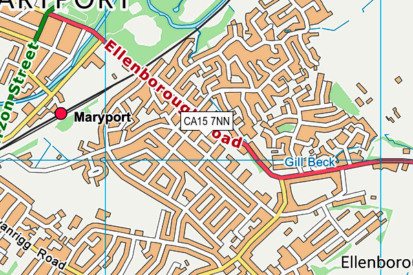 CA15 7NN map - OS VectorMap District (Ordnance Survey)