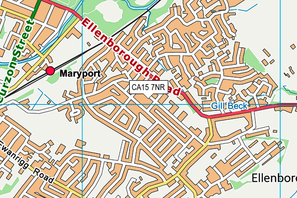 CA15 7NR map - OS VectorMap District (Ordnance Survey)