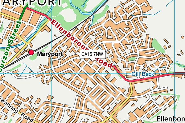 CA15 7NW map - OS VectorMap District (Ordnance Survey)