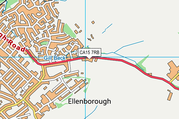 CA15 7RB map - OS VectorMap District (Ordnance Survey)