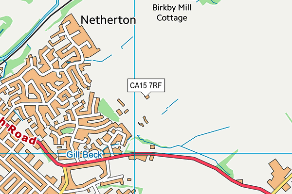 CA15 7RF map - OS VectorMap District (Ordnance Survey)