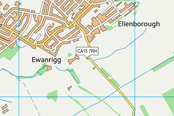 CA15 7RH map - OS VectorMap District (Ordnance Survey)