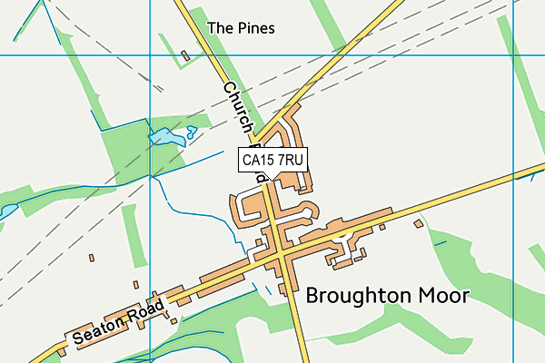 CA15 7RU map - OS VectorMap District (Ordnance Survey)