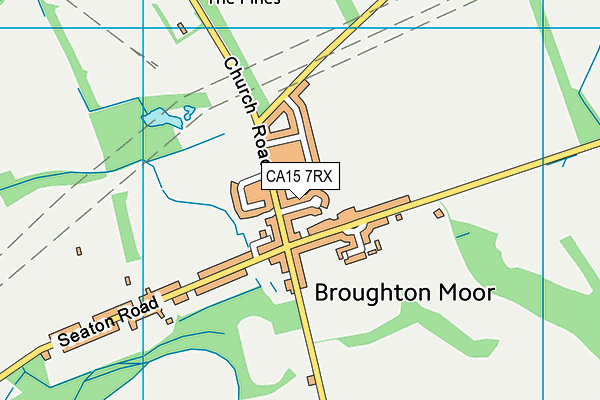 CA15 7RX map - OS VectorMap District (Ordnance Survey)