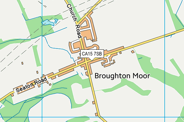 CA15 7SB map - OS VectorMap District (Ordnance Survey)