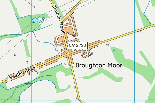 CA15 7SD map - OS VectorMap District (Ordnance Survey)