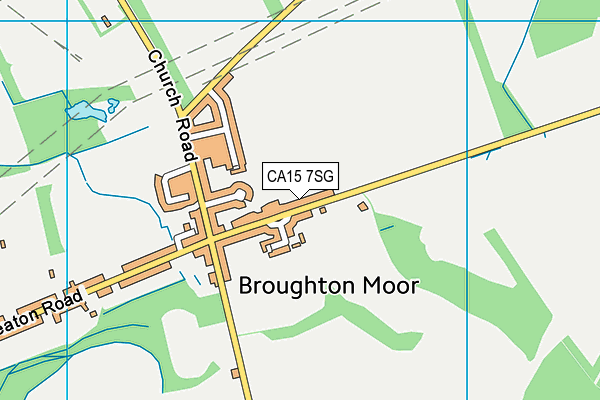 CA15 7SG map - OS VectorMap District (Ordnance Survey)