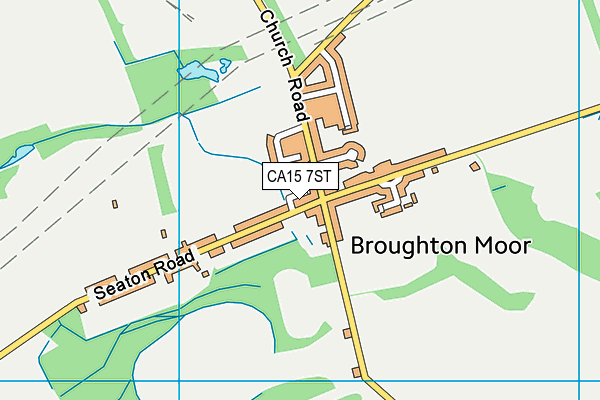 CA15 7ST map - OS VectorMap District (Ordnance Survey)