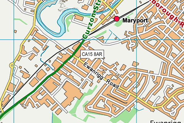 CA15 8AR map - OS VectorMap District (Ordnance Survey)