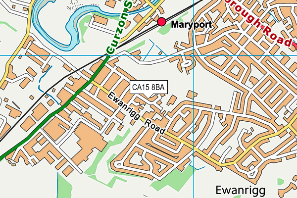 CA15 8BA map - OS VectorMap District (Ordnance Survey)