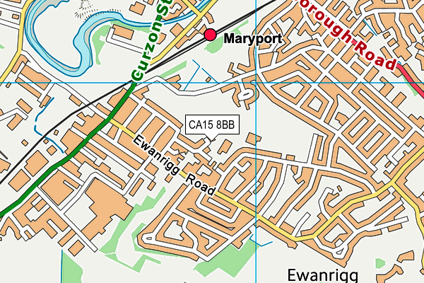 CA15 8BB map - OS VectorMap District (Ordnance Survey)