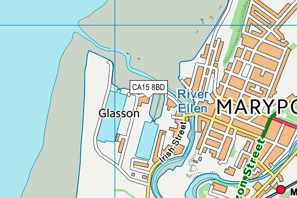 CA15 8BD map - OS VectorMap District (Ordnance Survey)
