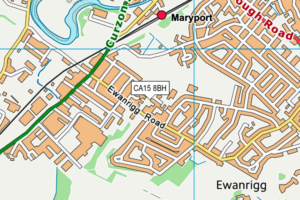 CA15 8BH map - OS VectorMap District (Ordnance Survey)