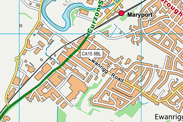 CA15 8BL map - OS VectorMap District (Ordnance Survey)