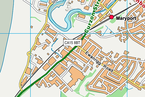 CA15 8BT map - OS VectorMap District (Ordnance Survey)