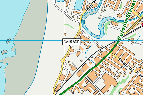 CA15 8DP map - OS VectorMap District (Ordnance Survey)