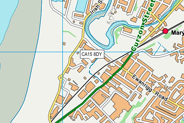 CA15 8DY map - OS VectorMap District (Ordnance Survey)