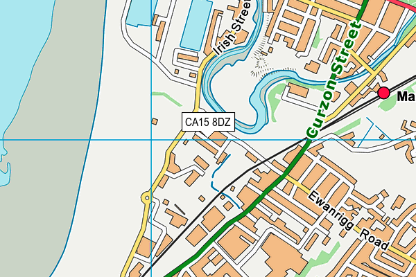 CA15 8DZ map - OS VectorMap District (Ordnance Survey)