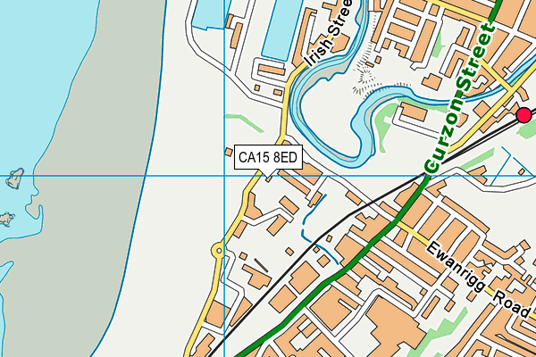 CA15 8ED map - OS VectorMap District (Ordnance Survey)