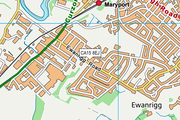 CA15 8EJ map - OS VectorMap District (Ordnance Survey)