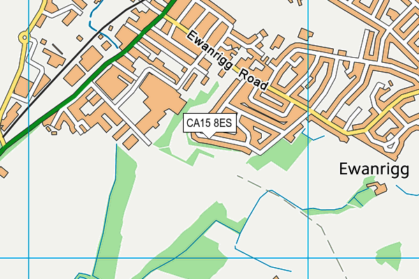 CA15 8ES map - OS VectorMap District (Ordnance Survey)