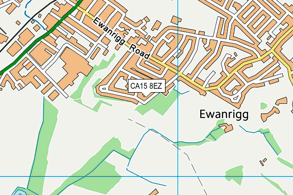 CA15 8EZ map - OS VectorMap District (Ordnance Survey)