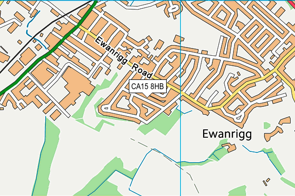 CA15 8HB map - OS VectorMap District (Ordnance Survey)