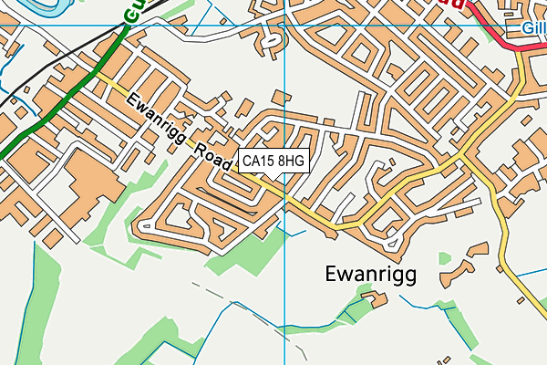 CA15 8HG map - OS VectorMap District (Ordnance Survey)