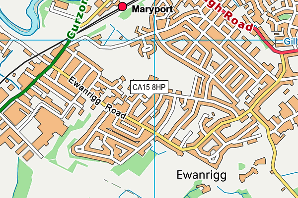 CA15 8HP map - OS VectorMap District (Ordnance Survey)