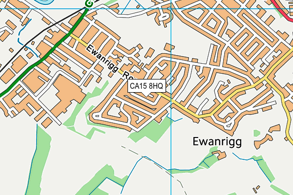 CA15 8HQ map - OS VectorMap District (Ordnance Survey)