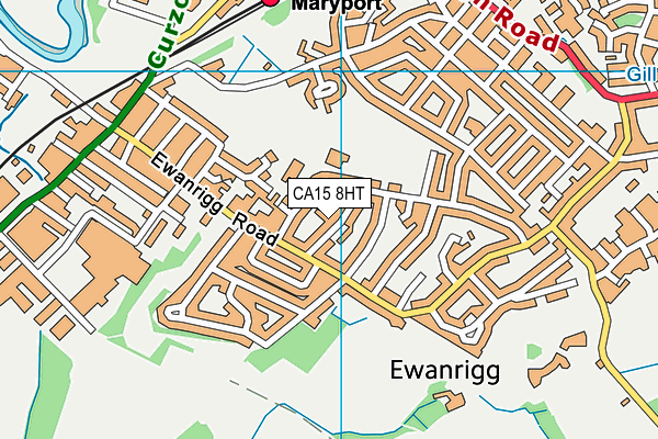 CA15 8HT map - OS VectorMap District (Ordnance Survey)