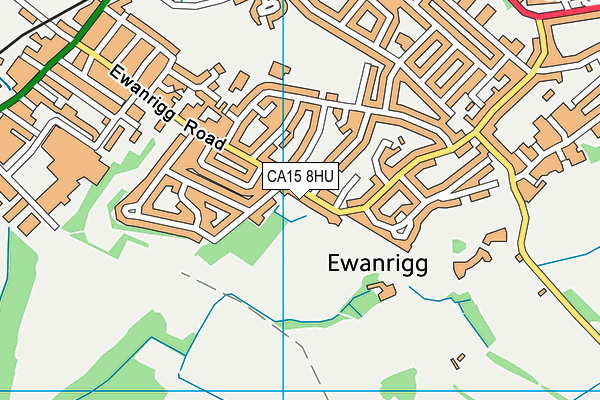 CA15 8HU map - OS VectorMap District (Ordnance Survey)