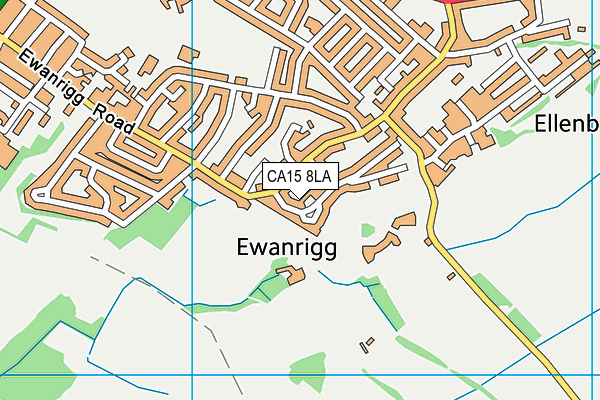 CA15 8LA map - OS VectorMap District (Ordnance Survey)