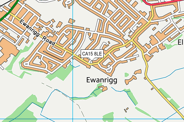 CA15 8LE map - OS VectorMap District (Ordnance Survey)