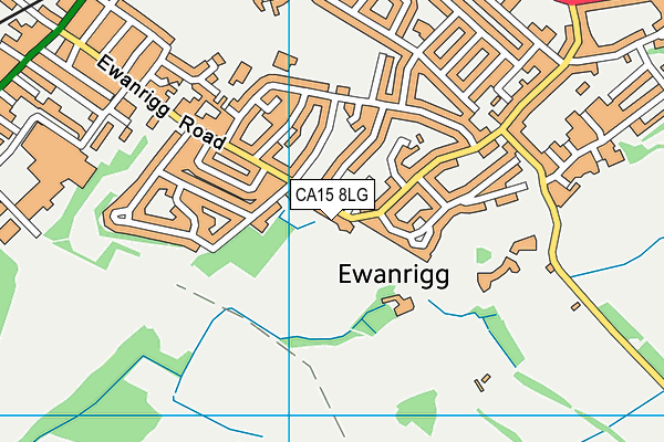 CA15 8LG map - OS VectorMap District (Ordnance Survey)