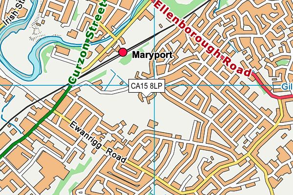 CA15 8LP map - OS VectorMap District (Ordnance Survey)