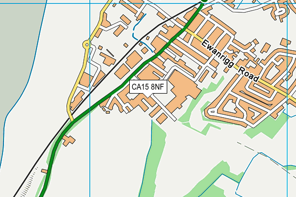 CA15 8NF map - OS VectorMap District (Ordnance Survey)