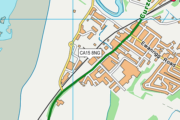 CA15 8NG map - OS VectorMap District (Ordnance Survey)