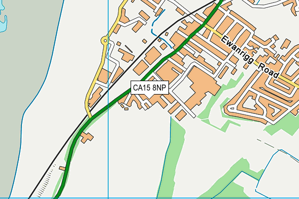 CA15 8NP map - OS VectorMap District (Ordnance Survey)