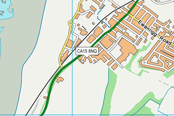 CA15 8NQ map - OS VectorMap District (Ordnance Survey)