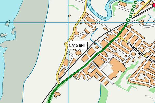 CA15 8NT map - OS VectorMap District (Ordnance Survey)